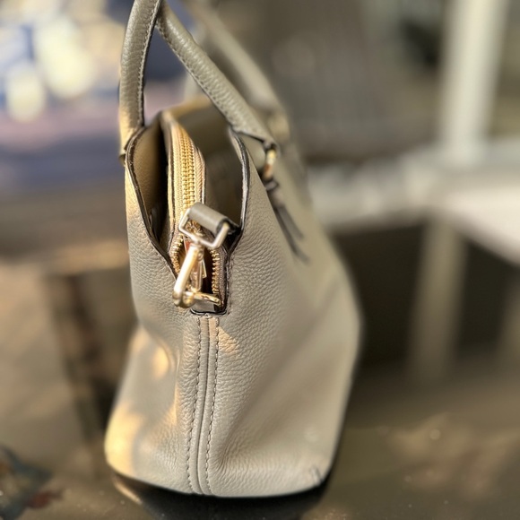 Kate Spade Taupe Leather Satchel - Picture 6 of 7